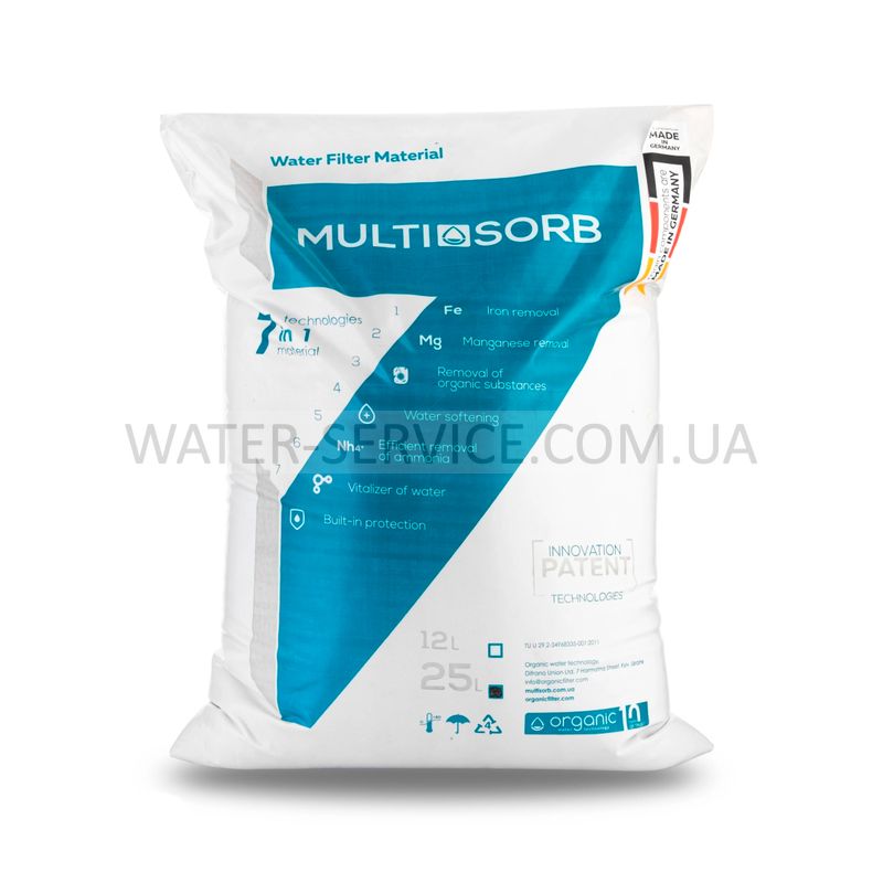 MULTISORB_1 Многоцелевая загрузка ORGANIC MILTISORB комплекс 7 в 1 (25л)